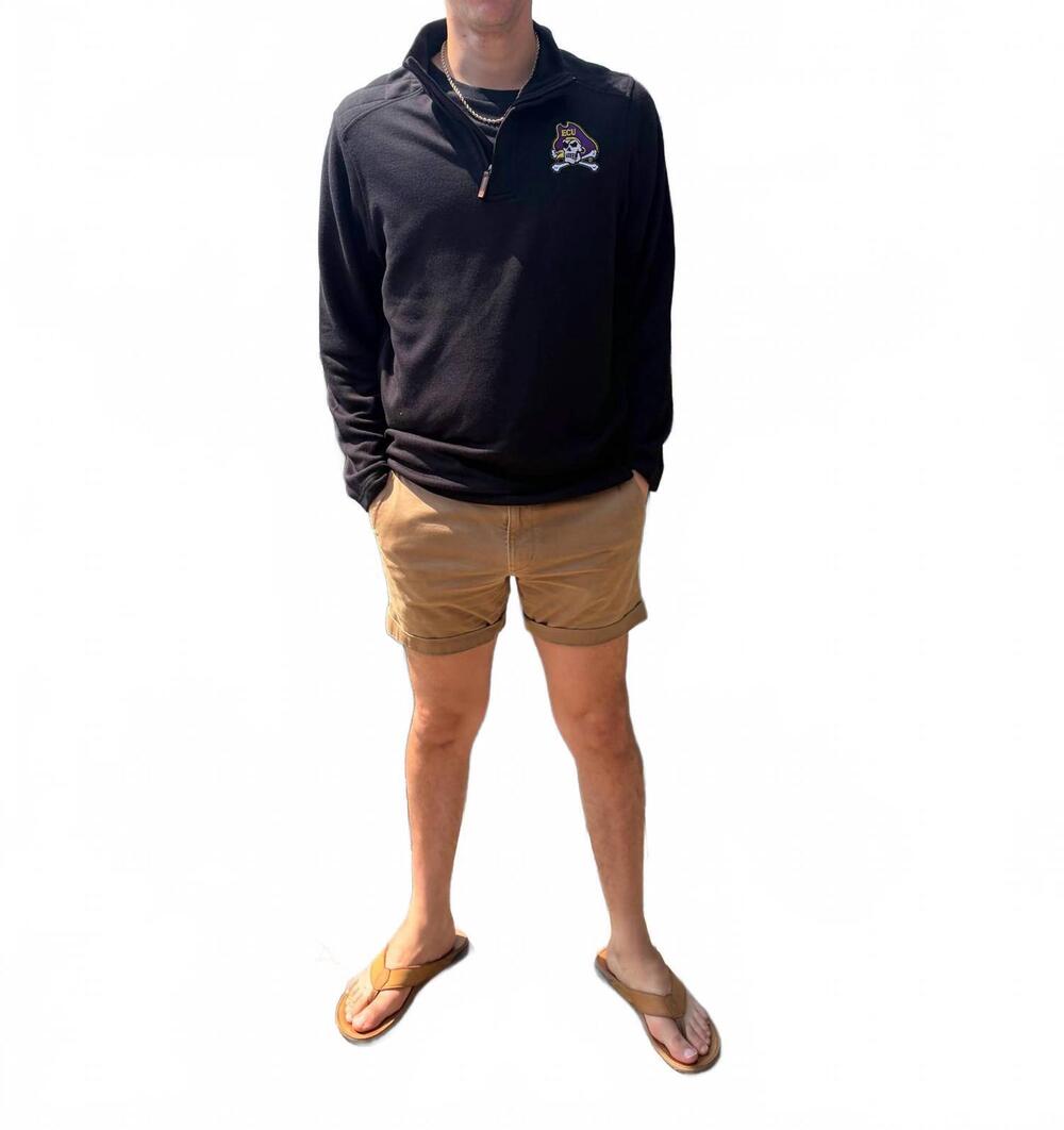 NEW BOXERCRAFT ecu quarter zip pullover in black